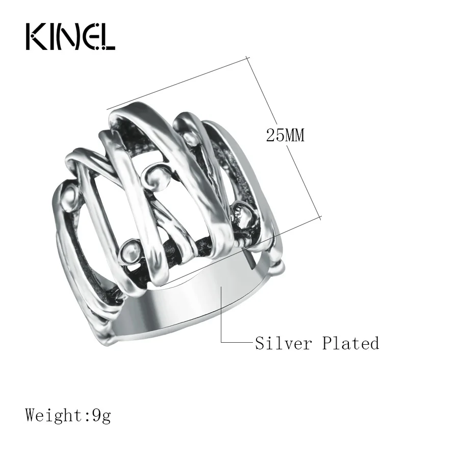 Новинка 2017 обручальное кольцо в стиле панк винтажные ювелирные изделия оптовая