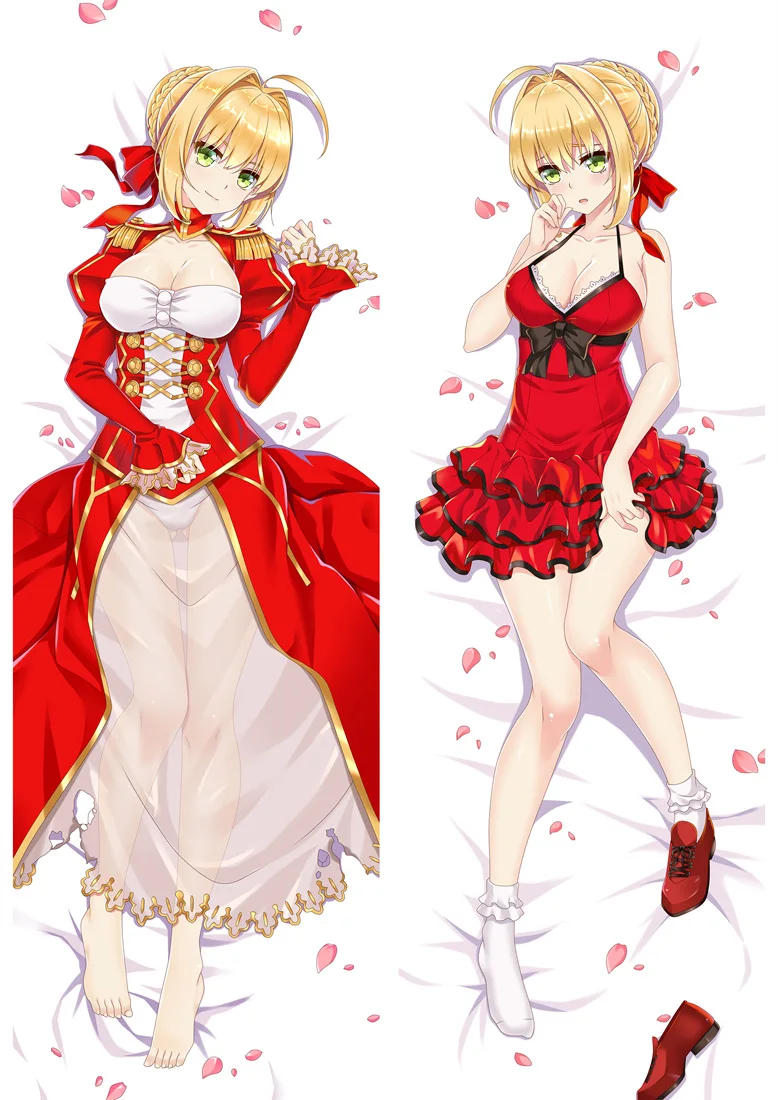 Аниме Fate EXTRA Нерон Клавдий Цезарь Аугуст германикс секс девушка вайфу подушка для