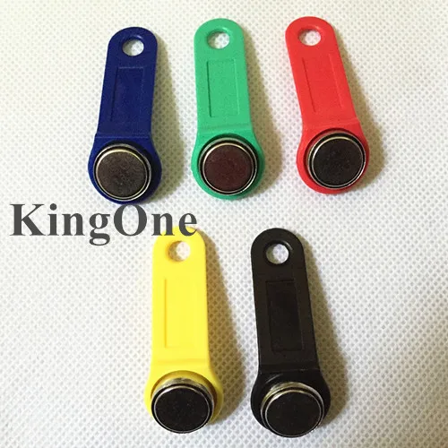 Бесплатная доставка 100 шт. разноцветные ручки электронный ключ iButton с цифровым