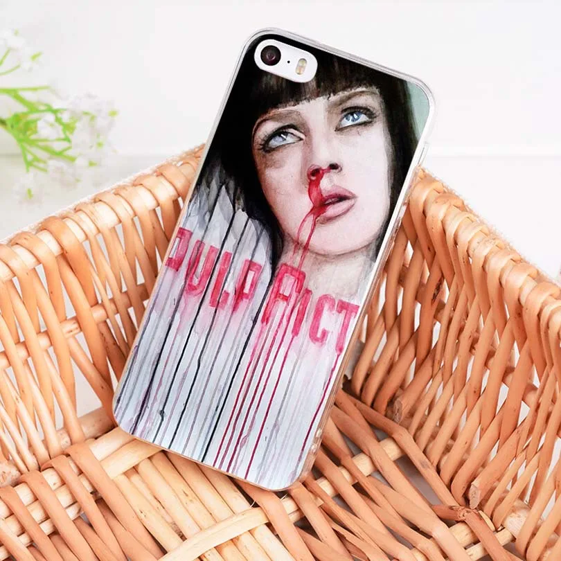Чехол для мобильного телефона MaiYaCa Pulp Fiction Move poster Diy красочный рисунок TPU iPhone 8 7 6 6S