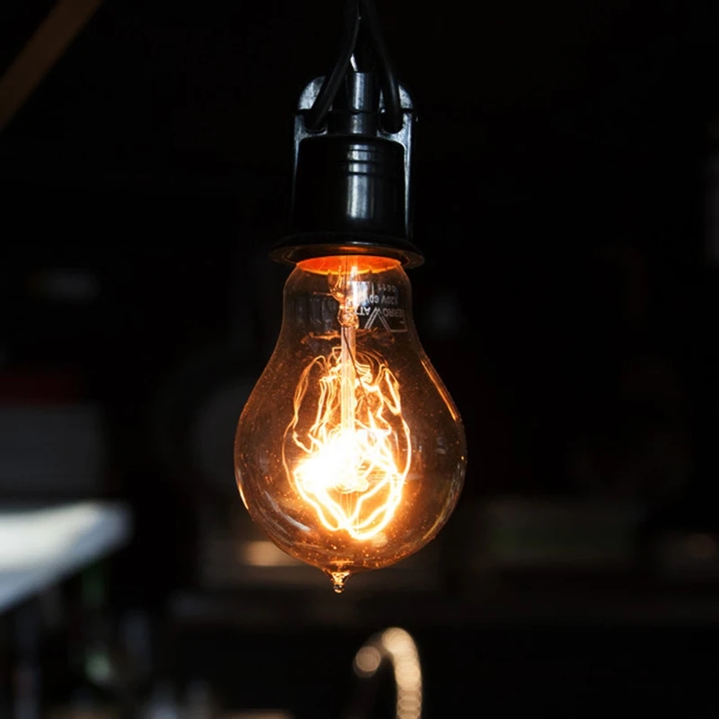 Ретро Edison led светильник лампочка E27 220 В 40 Вт ST64 T10 T45 T300 G95 нити Винтаж ампулы лампа накаливания Эдисона лампа подвесной светильник s