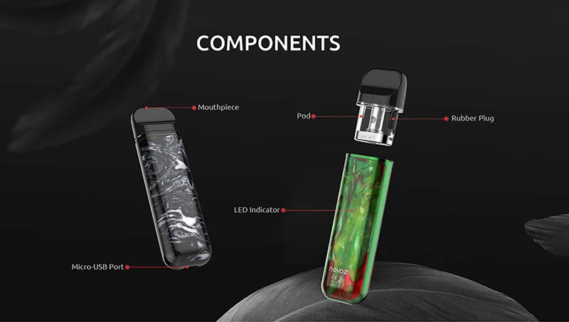 Smok Novo 2 VS Novo vape 800 мАч и 450 мАч батарея сетка 2 мл картридж Pod стартовый комплект 1.0ohm DC MTL электронная сигарета