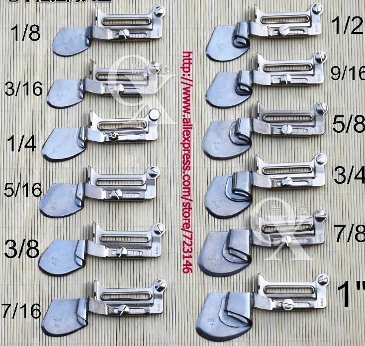 Папка для швейных машин PFAFF BROTHER JACK 3 шт. 1/8 мм 3/16 5 1/4 4 двойная отделка|folder factory|folder