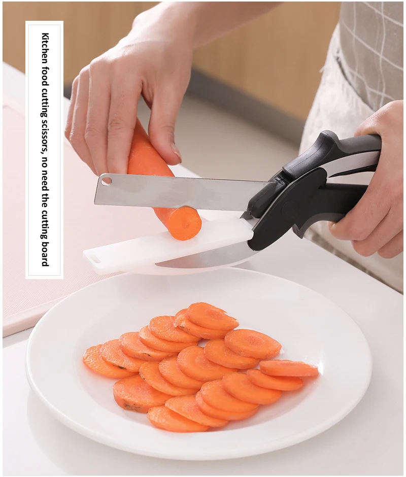 Кухонные ножницы, многофункциональные ножницы для резки куриных костей, ореховые крекеры, отделяются от кухонных ножниц с магнитным держателем