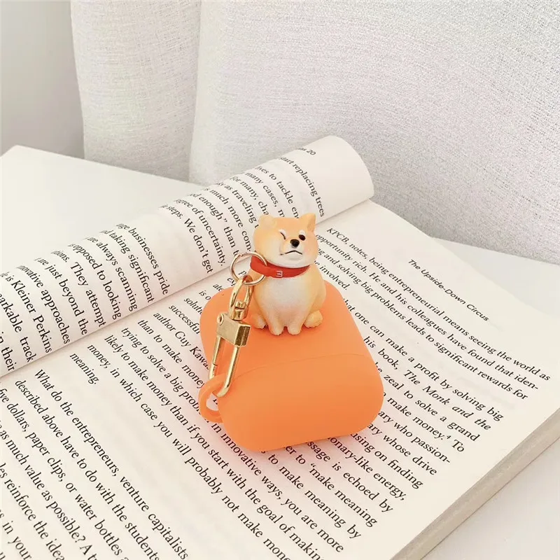 Футболка с забавным мультипликационным принтом «Косплей Shiba «Лисья Секретная служба»(Inu чехол для IPad Air стручки Apple домашних животных милая собака щенок Bluetooth наушники чехол для Airpod 2 Чехол Беспроводной наушников Чехол