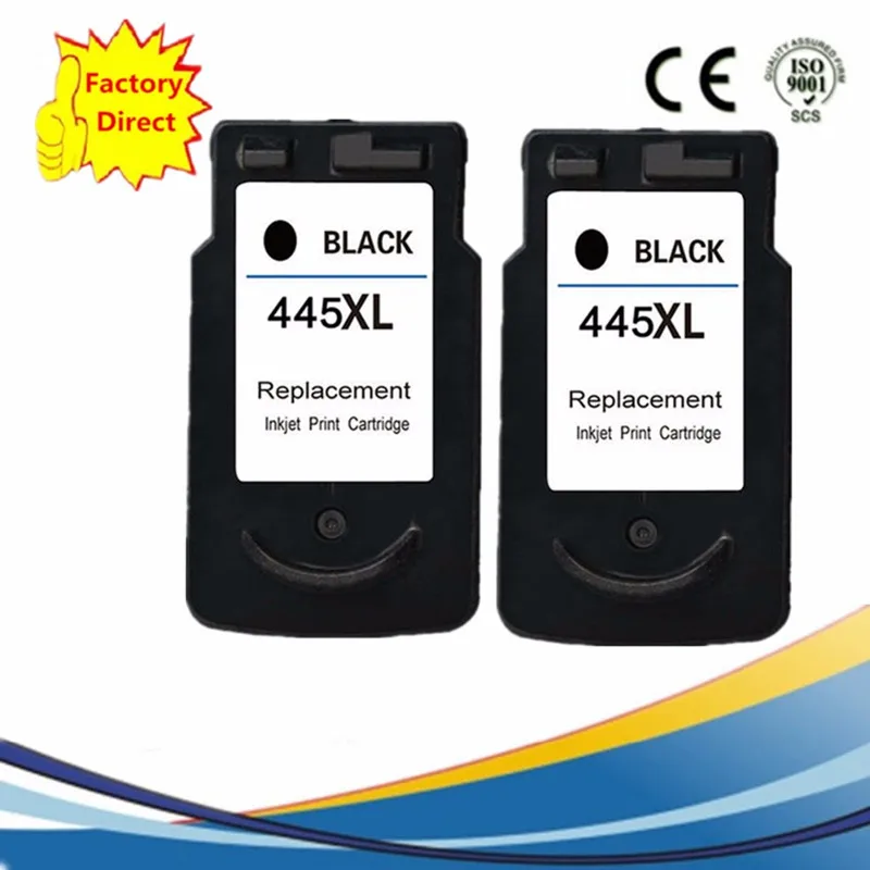2BK PG-445XL PG445XL PG 445XL CL-446XL CL446XL CL446XL чернильный картридж для принтера Canon Pixma IP 2840 м X 494 мг 2440 2540 2940 - Цвет: 2BK
