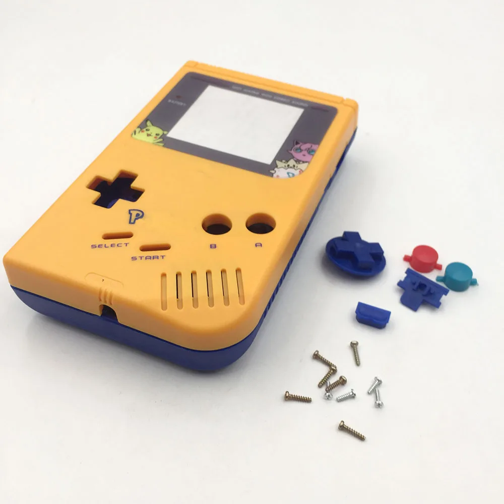 6 комплектов для Nintendo Game Boy классический оригинальный DMG 01 корпус желто синий GBZ