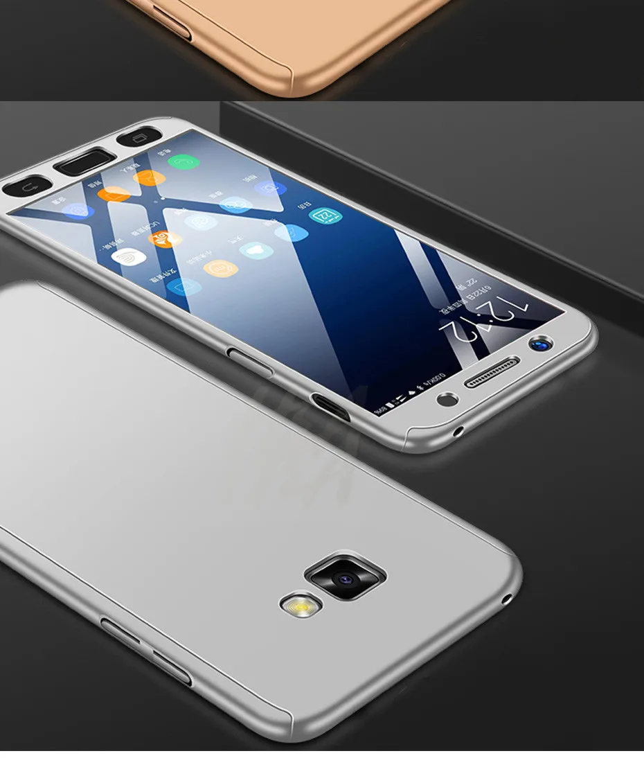 Роскошные 360 Защитный чехол для samsung Galaxy A3 A5 J7 J5 чехол для телефона для samsung A5 A7 J4 J6 J8 A6 A8 крышка чехол
