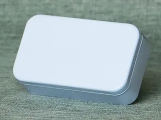 white color Размер: 110x65x32 мм прямоугольная жестяная коробка для упаковки чая, мыльница, коробка для конфет, рекламная Подарочная металлическая коробка - Цвет: white color