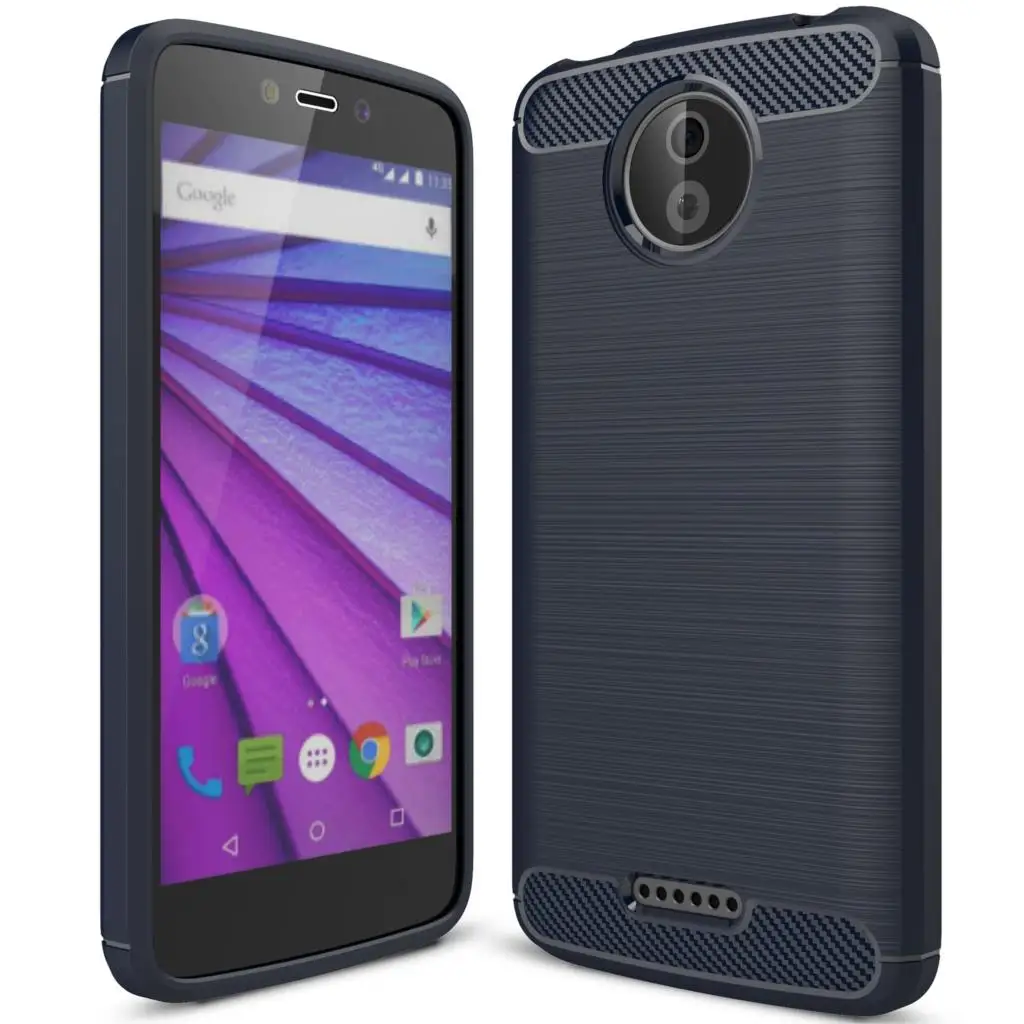 Wolfsay sFor Cover Motorola Moto C Case Soft TPU Brush Rugged Armor Back Fundas FOR for XT1750 |