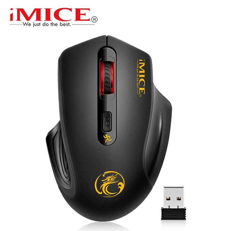 IMice USB 3 0 приемник беспроводная мышь 2 4G Бесшумная 4 Кнопки 2000DPI оптическая