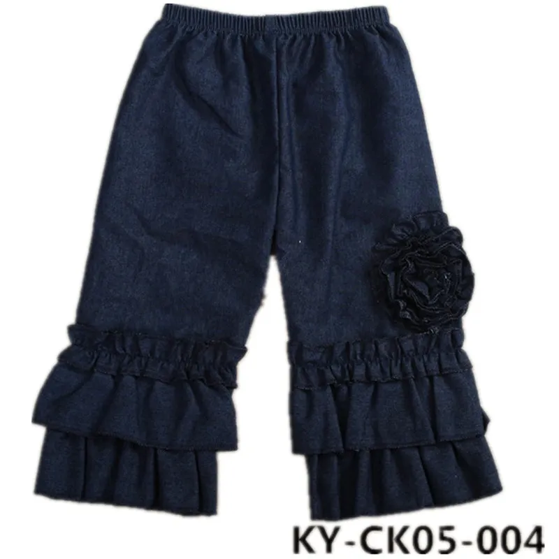 5 шт. детские джинсовые брюки с оборками|girls denim pants|pants kidskids pants |