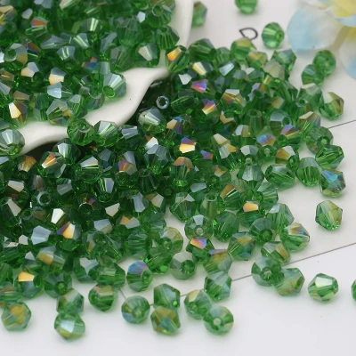 BEAUCHAMP 4mm Orange Crystal Beads Bicone Shape Jewelry Findings Earring Brincos Czech Glass Quartz Charms Bracelet Accessories | Украшения