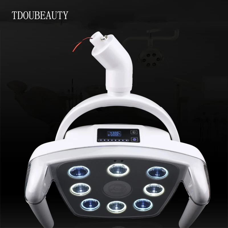 2023 8 Bulb LED Surgical Light Lamp For Cure Oral Teeth With Sensor Chair Unit Type Wall Ceiling Type Operate