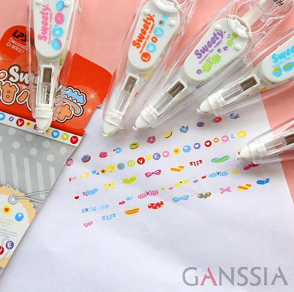 

1PC Cute Correction Tape Cartoon Animal Decoration Tapes for Letter Diary DIY Scrapbooking Stationery School(ss-a921)