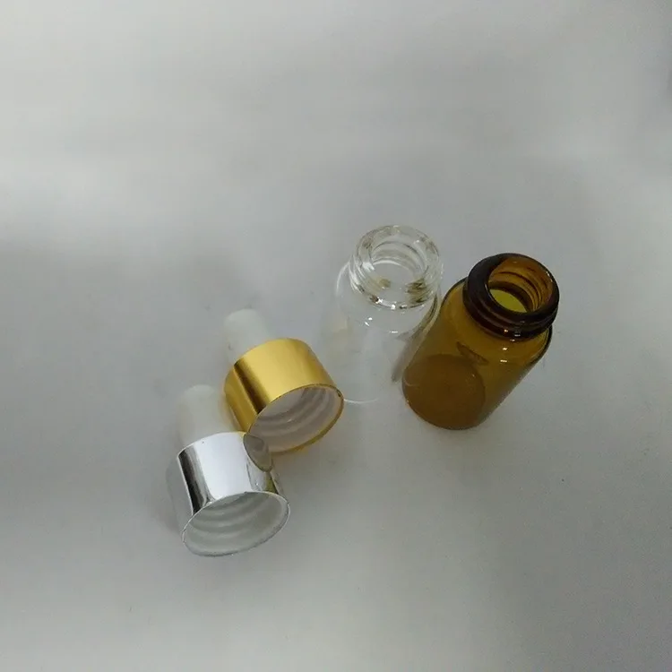 

1000pcs/lot 3ml Empty Clear Glass Essential Oil Dropper Bottle 3cc Transparent Glass Dropper Vials Wholesale
