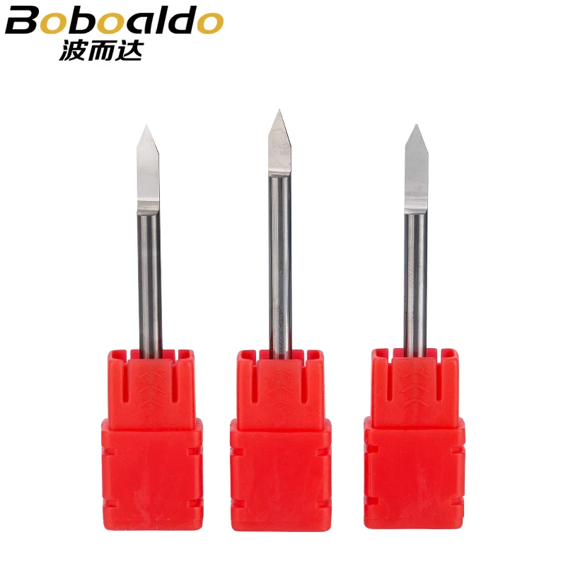 2pc/set 3.175mm Engraving Bits end mill CNC Router Bit TOP Quality degree 20 25 30 40 60 90 milling cutter Machine Accessories