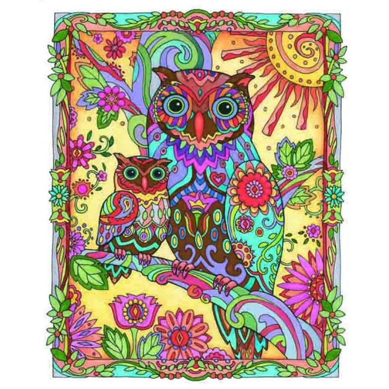 Рисунки антистресс цветные