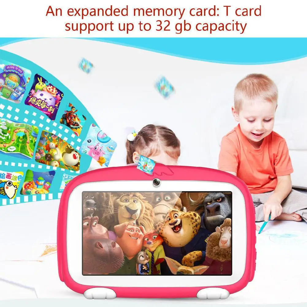 OEM бренд Q8 8G A33 четырехъядерный 7 дюймовый планшетный ПК 1 Гб 8 HD Android 4 Двойная