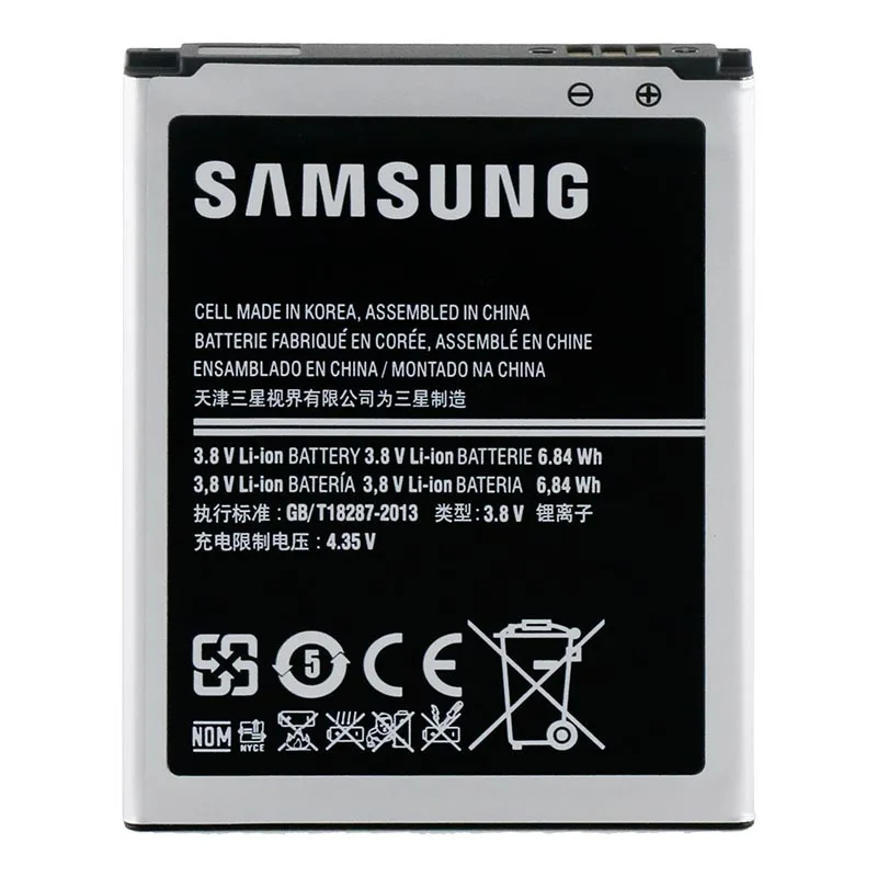 100% Новый оригинальный аккумулятор samsung для Galaxy Core i8260 i8262 Trend 3 G3502 G3508 G350 1800 мАч