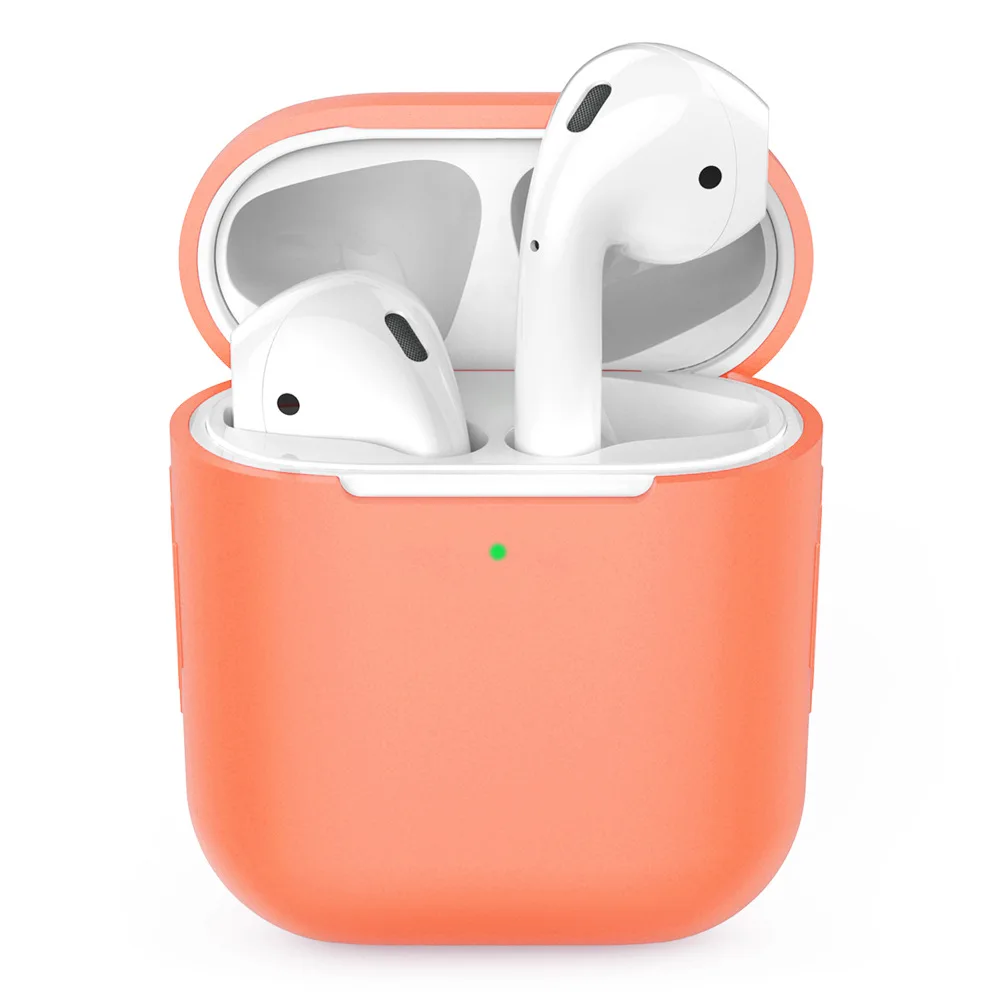 FIFATA Earphone Silicone Cover Case For Apple AirPods 2 Wireless Bluetooth Headphone Full Protective Silm | Электроника
