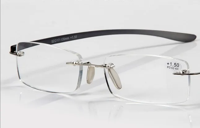 2015 Бренд дизайнер Старинные легкие Очки Без Оправы Кадров Мужчины Женщины моды