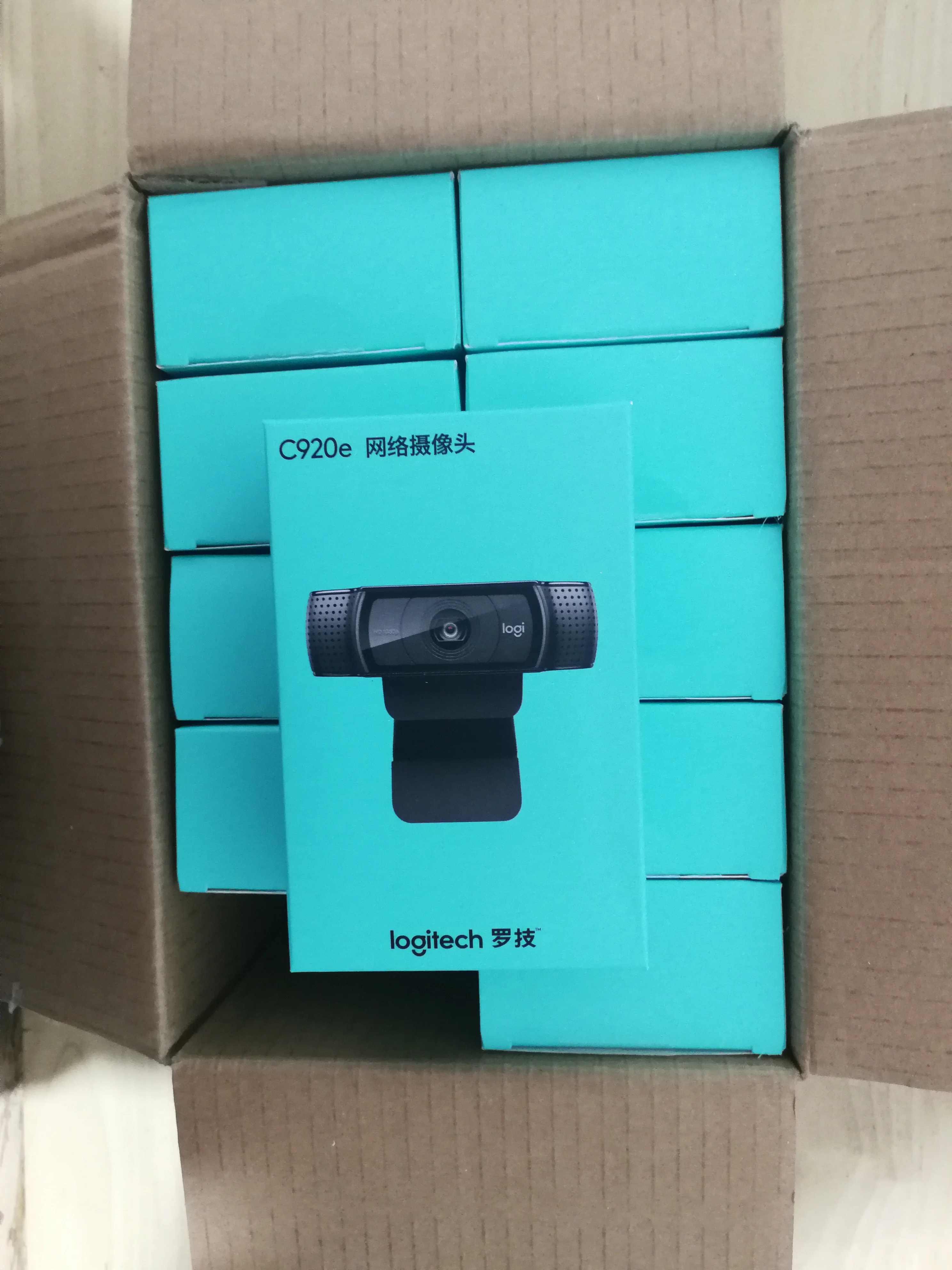 Оригинальный logitech C920E 1080P * 10 Поддержка Windon7/8/10 Mac OS Chrome Android Авто фокусироваться