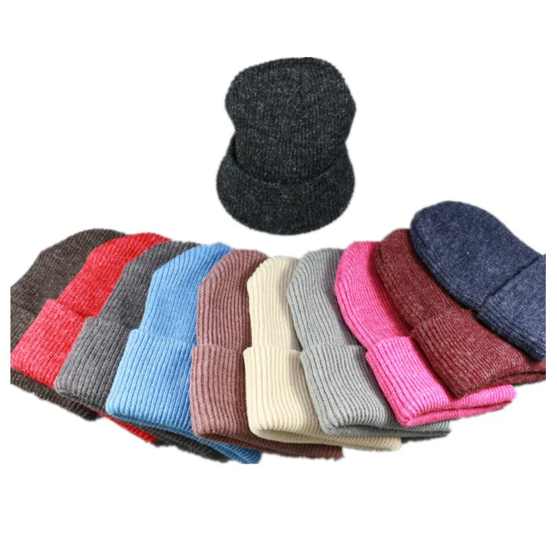 Мужские шапки и ALLKPOPER теплая зимняя женская шапка из кроличьего меха плотная