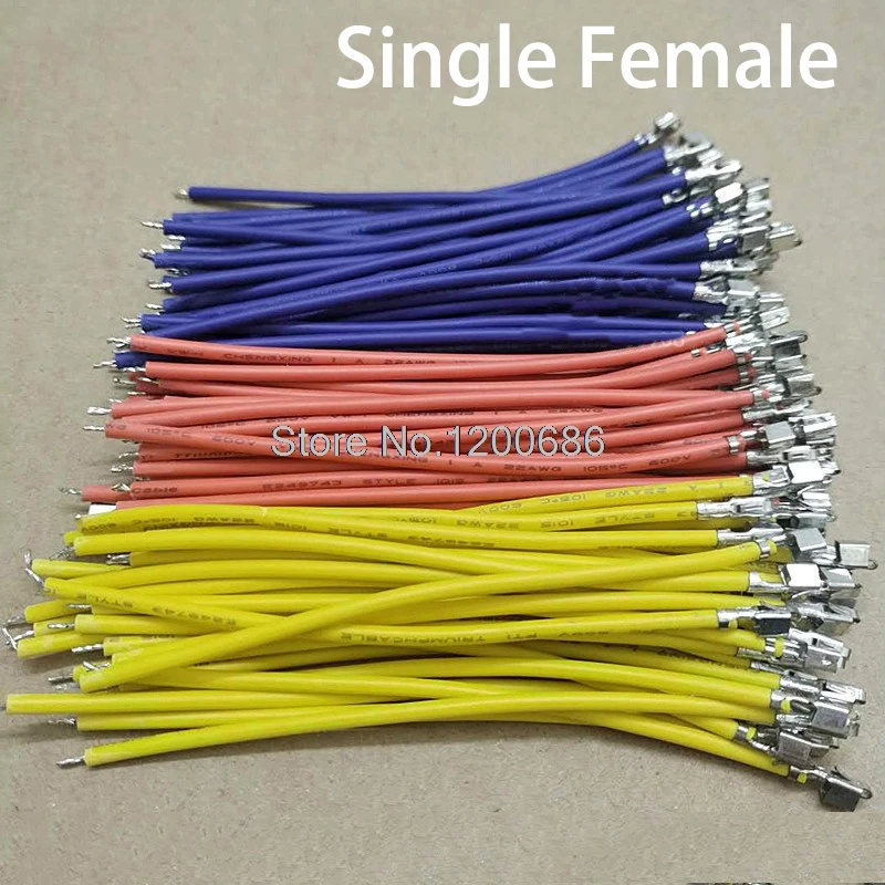 20 см 30 20AWG мужской женский медный обжимной разъем VH3.96 Настройка 3 96 мм клеммный