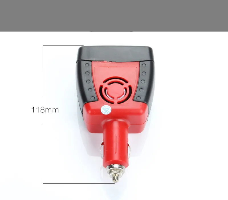 USB Инвертор 12 В 220 В 150 Вт DC 12 В в AC 220 В инвертор Авто преобразователь напряжения USB Инвертор адаптер с прикуривателем