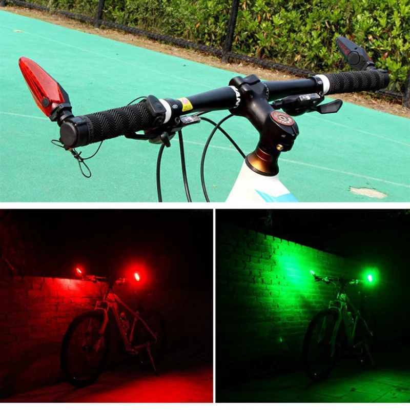 LED Highlight Speaker Pair Safety Waterproof Warning Light Alarm Accessories Bicycle Lamp Grip | Спорт и развлечения