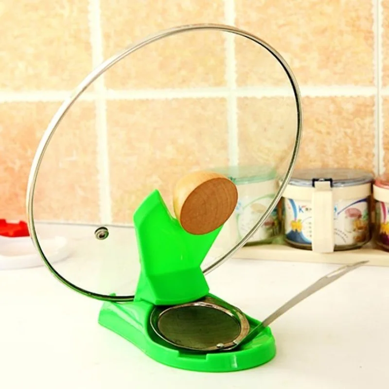1 шт. складная пластиковая крышка для кухонного горшка|shelf kitchen|holder shelfkitchen shelf |