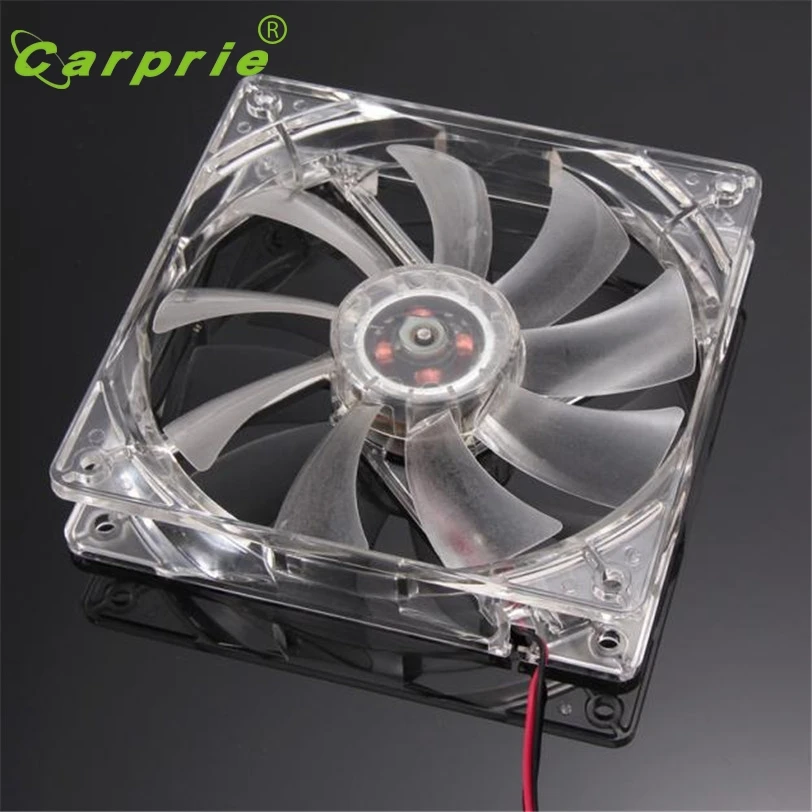 Неоновый охладитель CARPRIE зеленый четырехъядерный 4 светодиода 120x120x25 мм 10 8 В