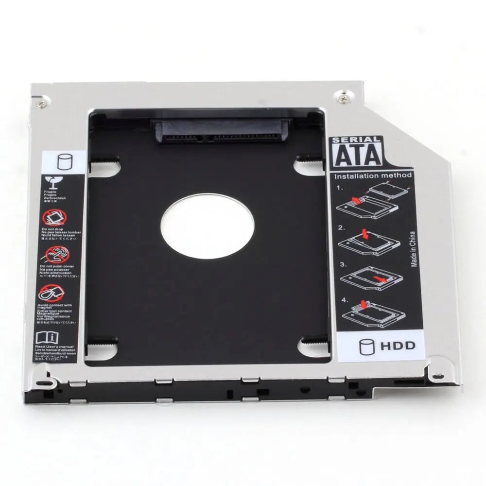 2 й второй SATA HDD SSD жесткий диск Unibody Caddy для MacBook Pro 13 &quot15&quot 17 &quot2009 2010 2011 2012|caddy adapter|hdd