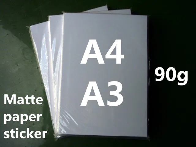 

1000 sheets A3 Matte surface photo paper sticker for inkjet printer