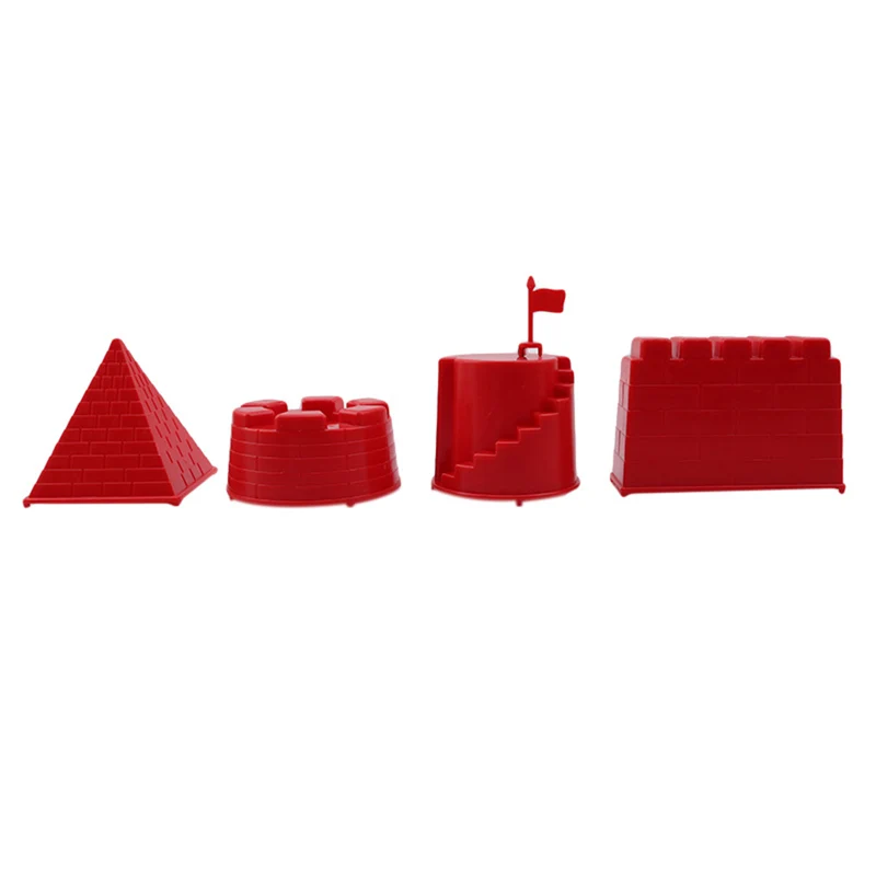 

Hot Castle Model Play Sand Outdoor Toys for ChildrenSummer Seaside Beach toys Baby Soft Rubber Dune Sand Mold Tools Sets