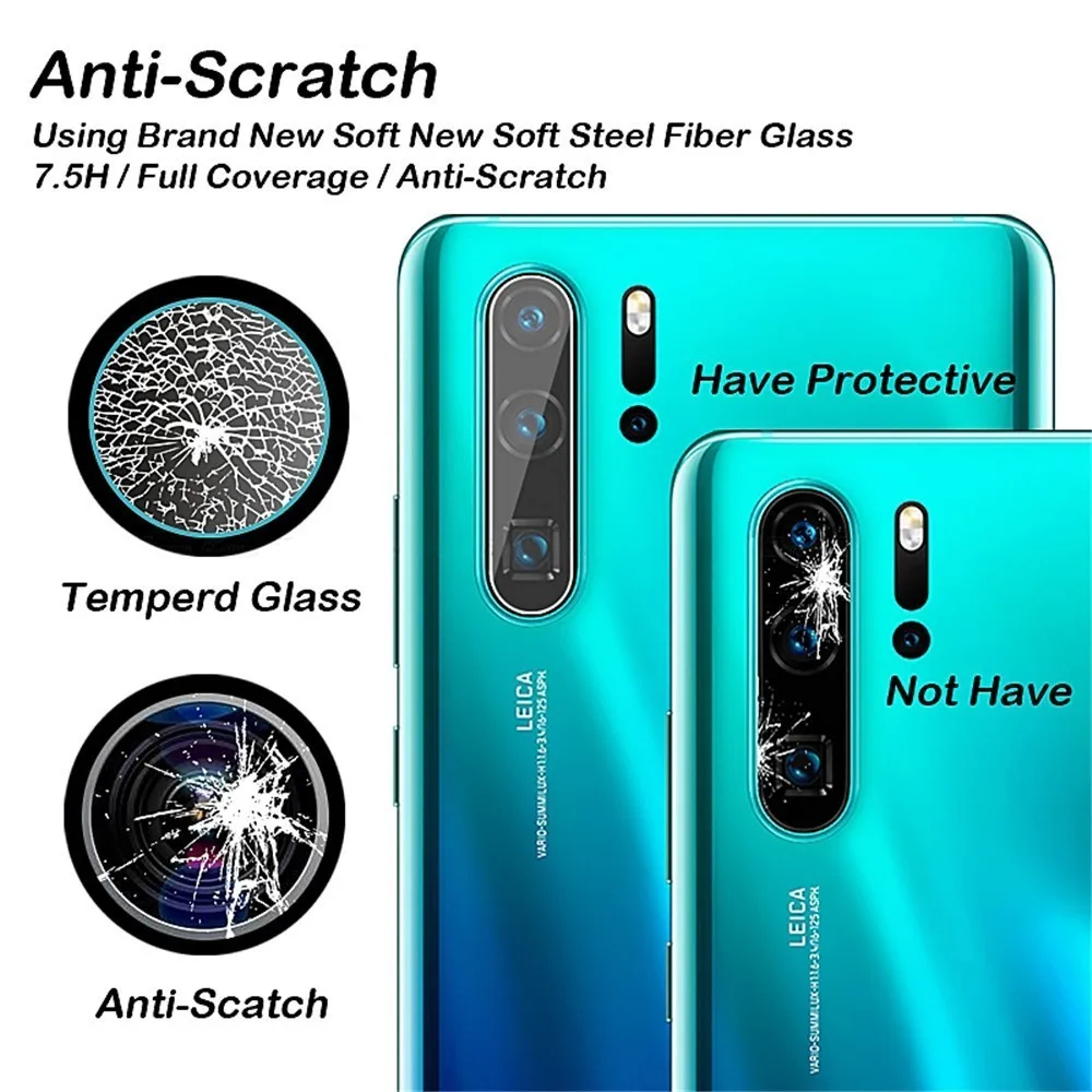 2 шт. противовзрывная Защитная пленка для объектива камеры Huawei P30 P20 Mate 10 20 30D