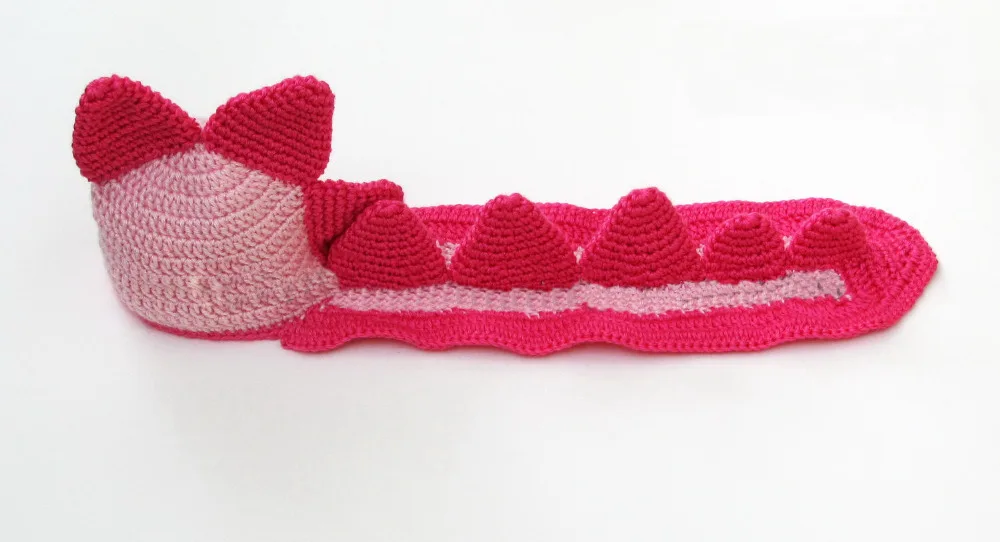 Бесплатная доставка новый ручной работы вязаные для новорожденных динозавры