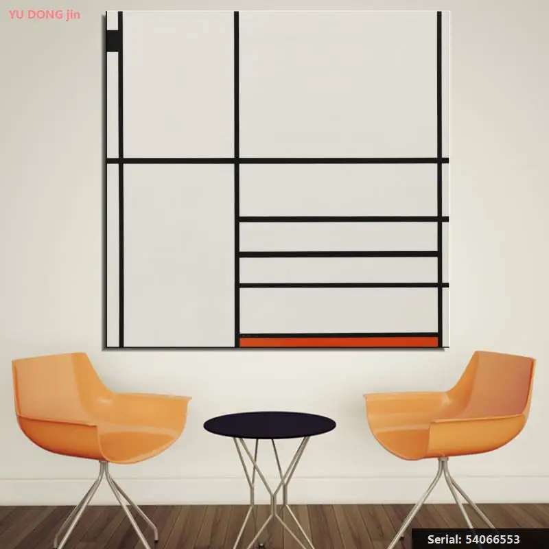 Piet Cornelies Mondrian натюрморт абстрактная живопись маслом Рисование Искусство спрей