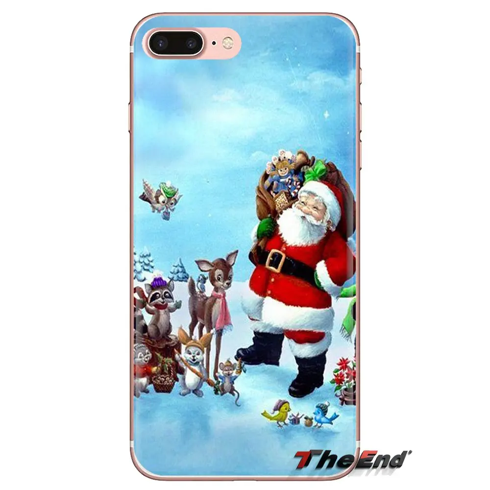 Мягкий чехол для Oneplus 3T 5T 6T Nokia 2 3 5 6 8 9 230 3310 1 7 Plus 2017 2018 Merry Christmas Santa Claus snowman |