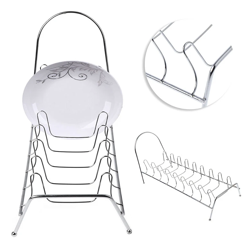 Тарелка-органайзер 7 отделений хромированные стеллажи для посуды подставка