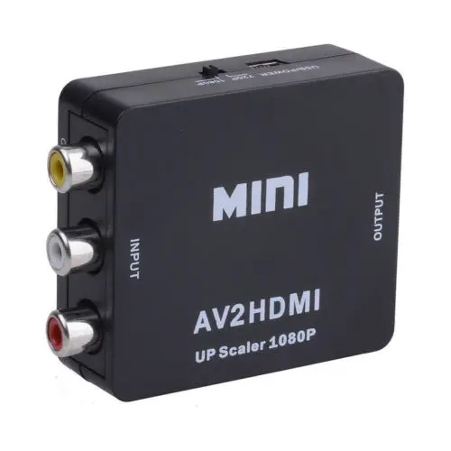 HDMI в AV RCA CVBS 1080 P композитный аудио конвертер видеоадаптера с usb кабелем для