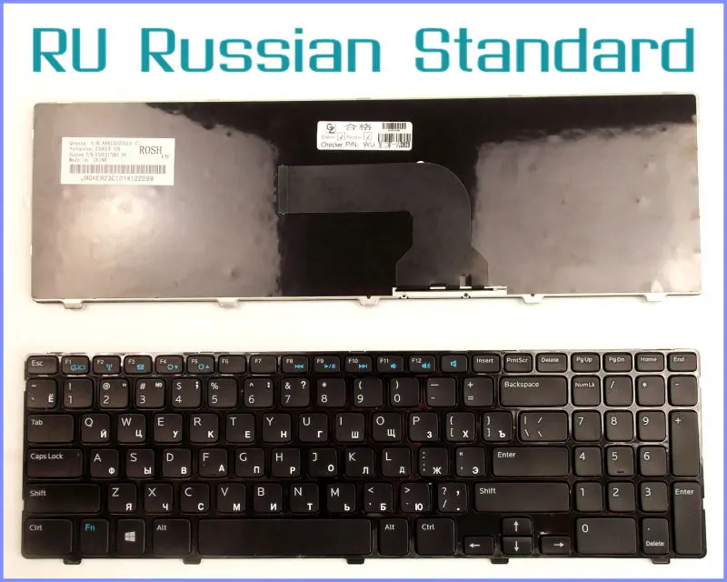 Русская версия RU Клавиатура для ноутбука Dell Inspiron 15 -3521 -3537 15R -5521 M531R 5535 3537 | Клавиатуры для замены -32691641022