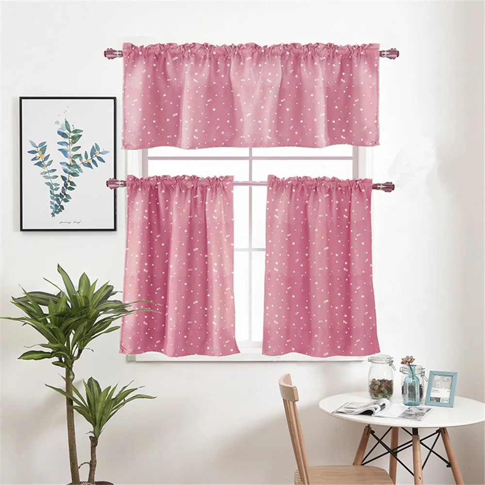 Короткие Звезды детская одежда занавески для детей мальчиков и девочек спальня