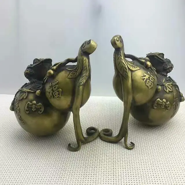 Потрясающая китайская фэн шуй медная Статуэтка Скульптура Фэн Шуй поставки