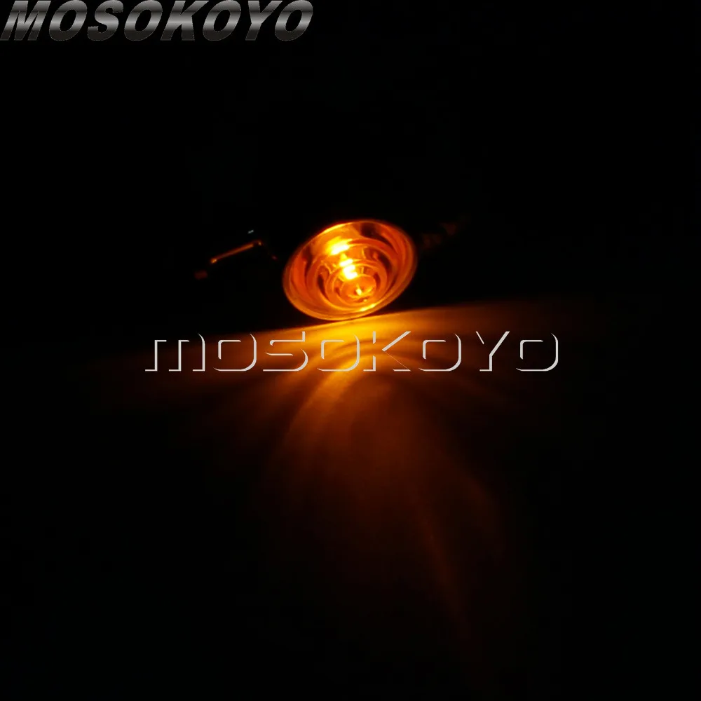 

Retro Custom Universal 10mm Turn Signal Light Bulb Indicator Flasher Amber Blinker for Cafe Racer Chopper Harley Vintage Light