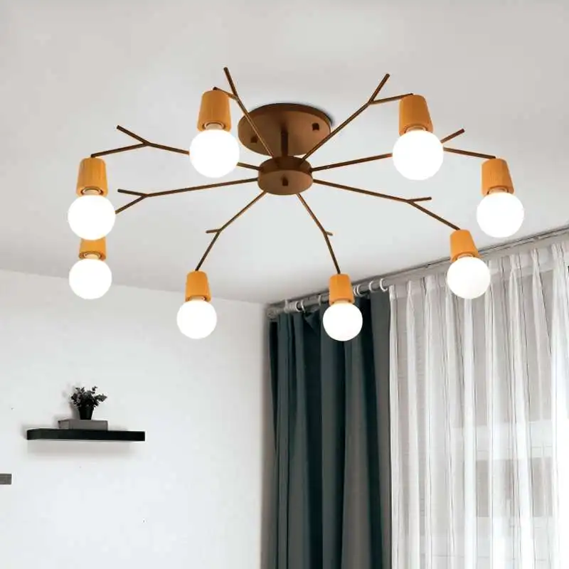 Ретро Винтаж паук люстра освещение бар кофе спальня кухня подвесной светильник