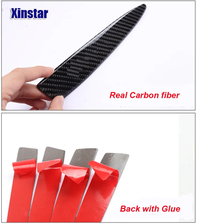 4 шт. углеродное волокно M Power Performance Автомобильная наклейка на дверную ручку для bmw