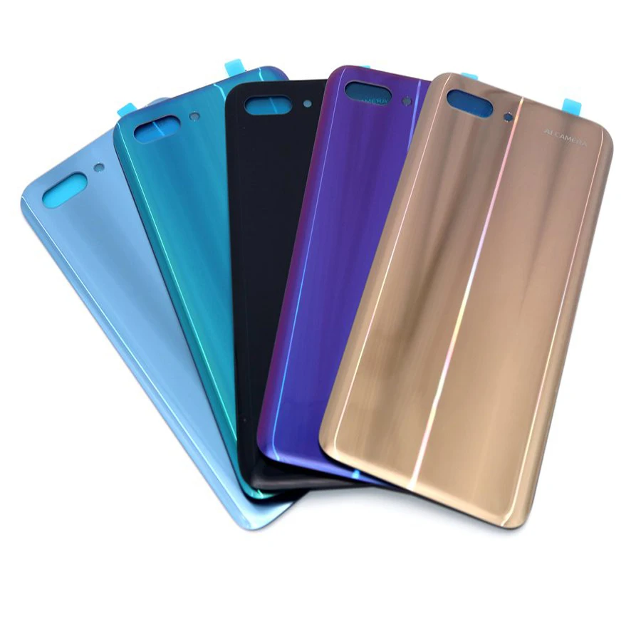 Для huawei Honor 10 крышка батареи с камерой стекло объектив для huawei Honor 10 крышка батареи задняя крышка Стекло чехол задняя крышка корпус дверь