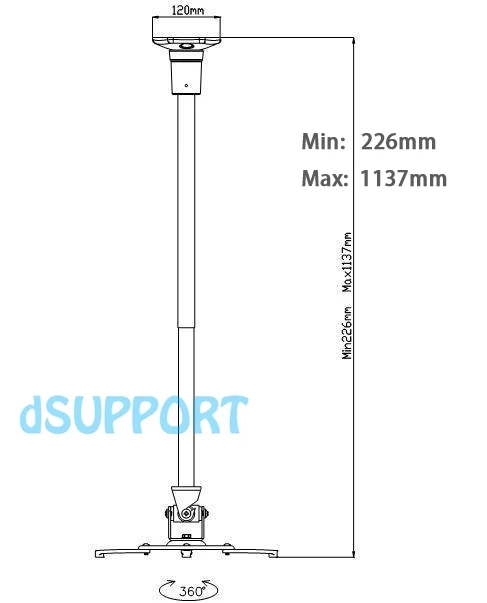 Удлинитель для кронштейна PR01 | Электроника